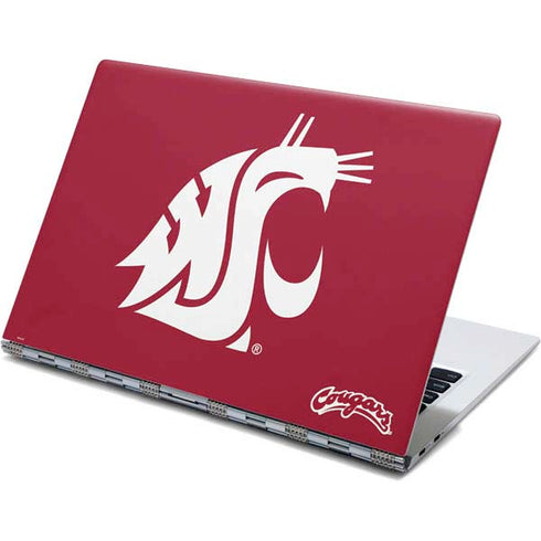 Washington State University Cougars Logo Yoga 910 2-in-1 14in Touch-Screen Skin